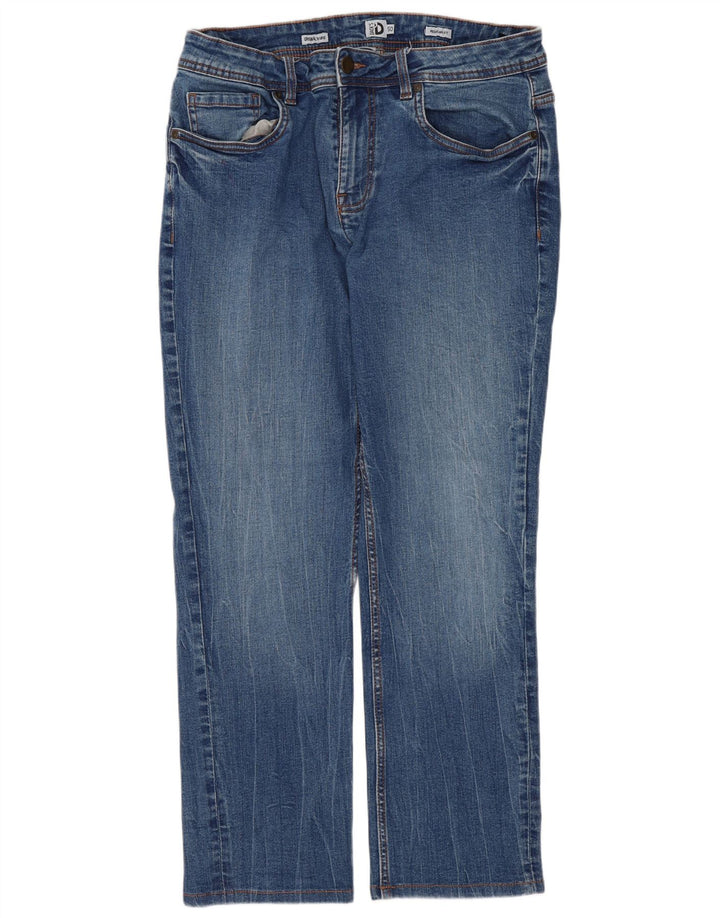 DACK'S Γυναικείο Ψηλόμεσο Τζιν κανονικό ίσιο IT 50 XL W32 L27 Μπλε