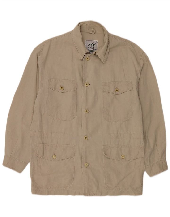 Ανδρικό Utility Jacket Henry Cottons UK 46 3XL Beige