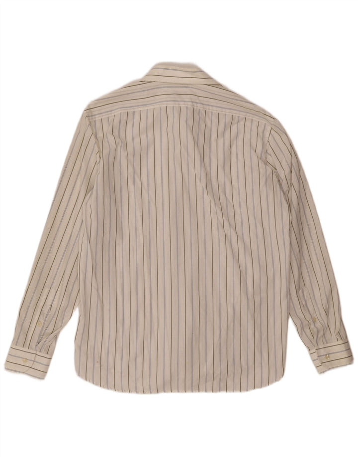 Ανδρικό πουκάμισο Cacharel Μέγεθος 15 3/4 Μέτριο Λευκό Ριγέ