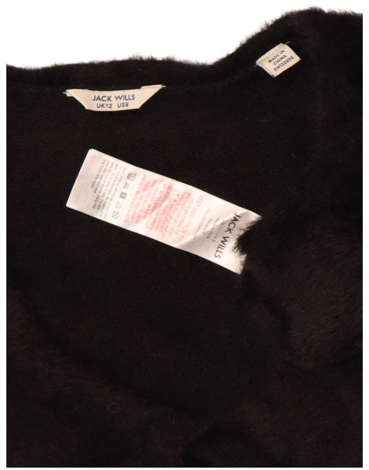 Jack Wills Γυναικείο Bolero Jumper UK 12 Medium Black Cotton