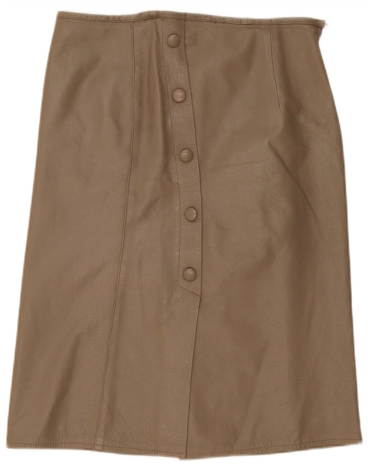Vintage Γυναικεία Midi Φούστα W34 Large Beige