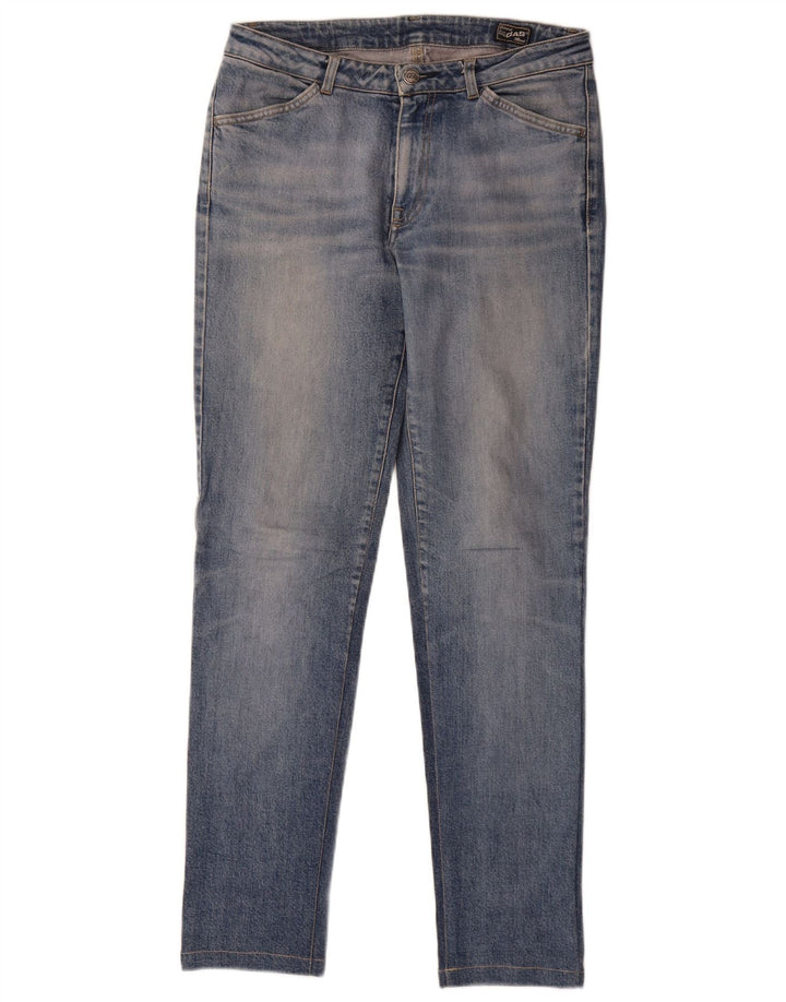 Gas Γυναικείο Slim Jeans W30 L30 Blue Cotton
