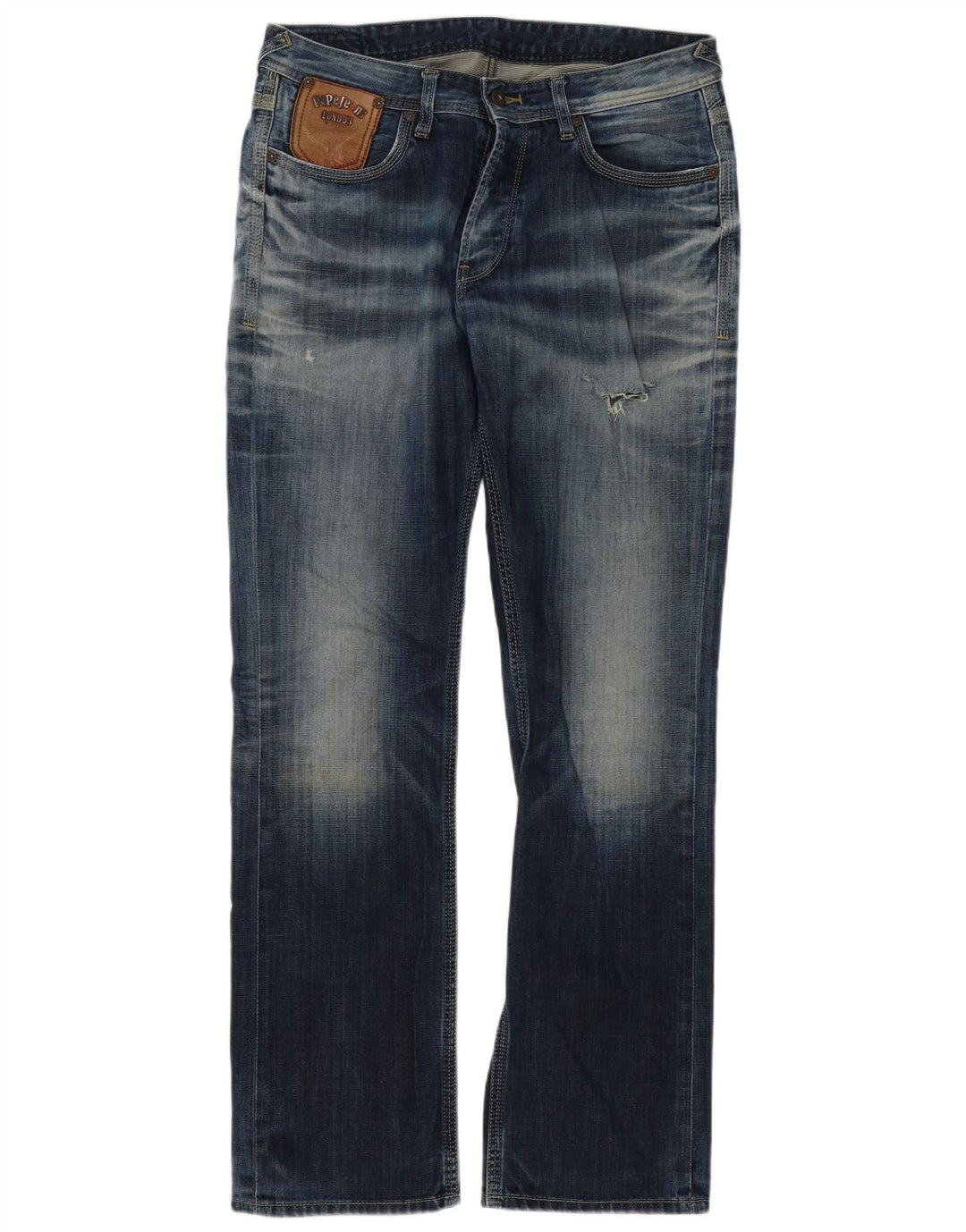 Ανδρικό μποτάκι PEPE Jeans W34 L34 Blue Cotton