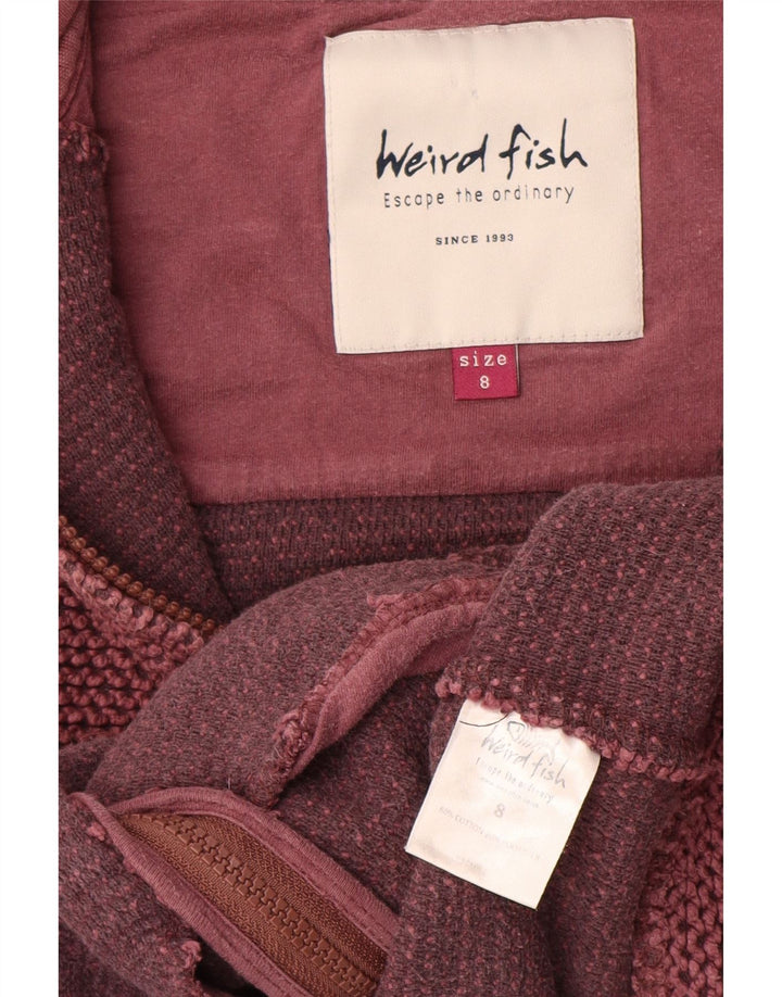 Γυναικεία αθλητική φόρμα Weird Fish Top Jacket UK 8 Small Pink Cotton