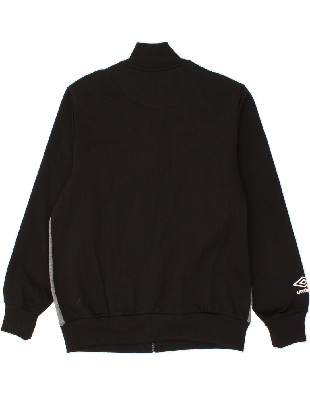 UMBRO Mens Graphic Tracksuit Top Jacket Large Black Colourblock Cotton Vintage Umbro and Second-Hand Umbro from Messina Hembry 