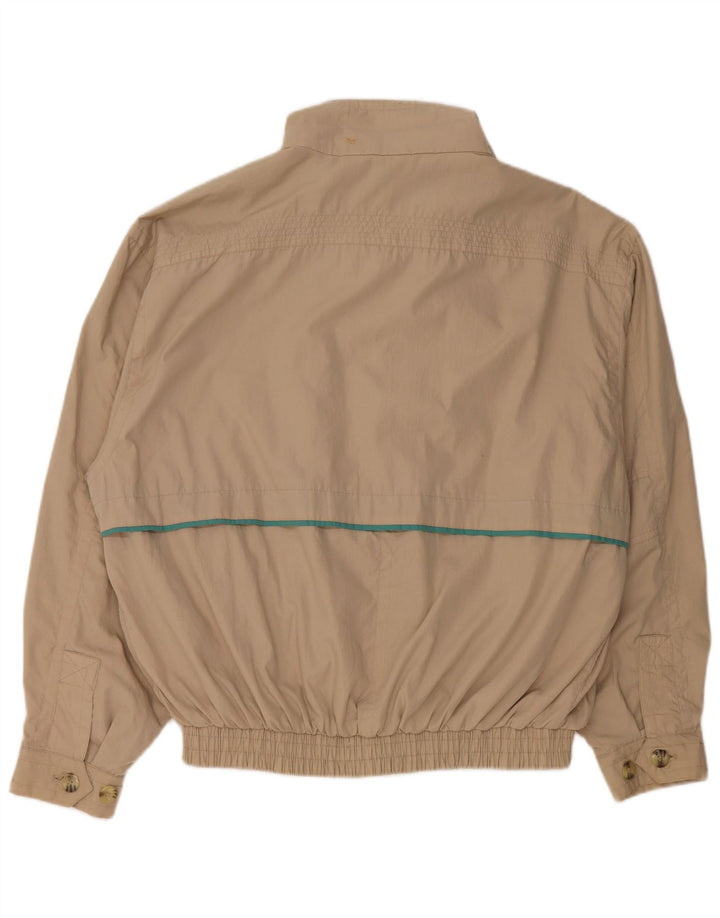 Vintage Ανδρικό Bomber Jacket IT 52 XL Beige Polyester
