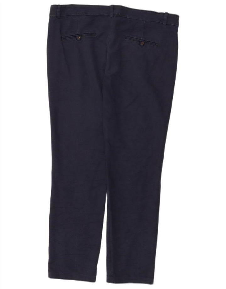 Zara Γυναικείο Slim Chino Παντελόνι EU 40 Medium W30 L26 Navy Blue