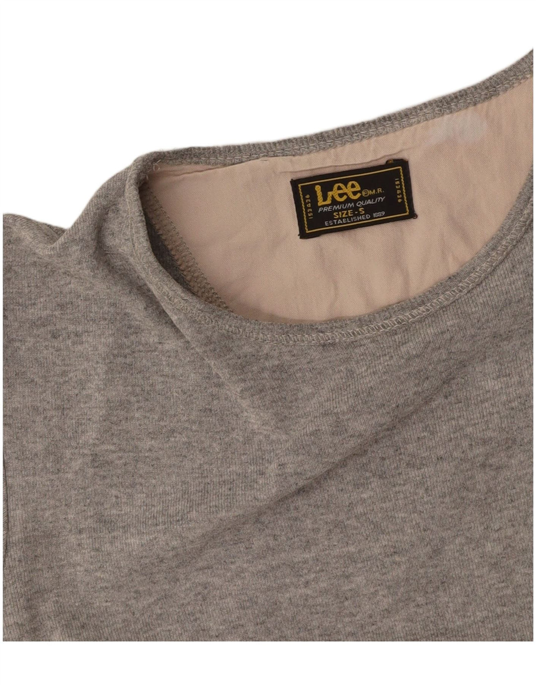 LEE Γυναικείο T-Shirt Top UK 10 Small Grey