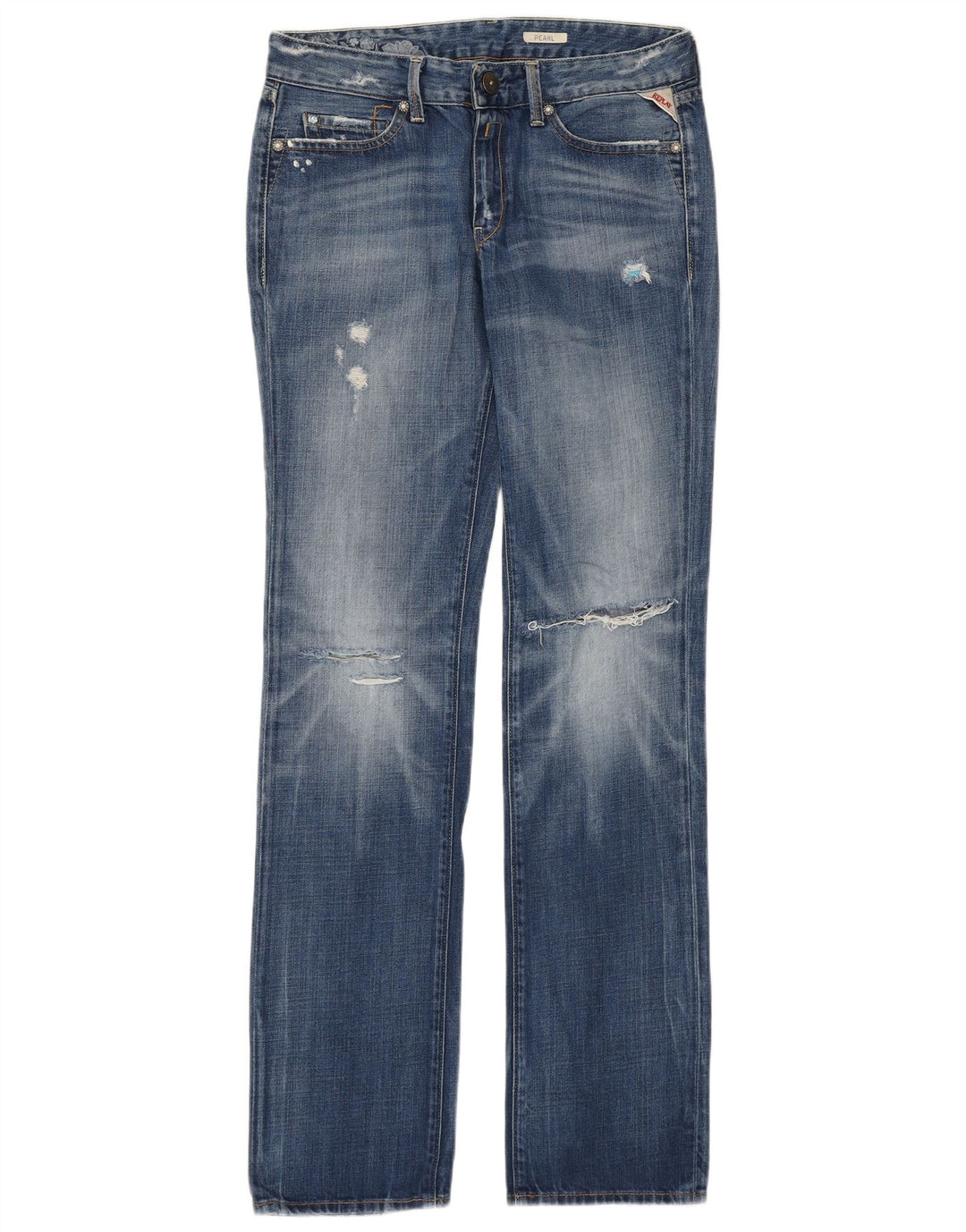 REPLAY Γυναικείο Straight Jeans W30 L34 Blue Cotton Designer