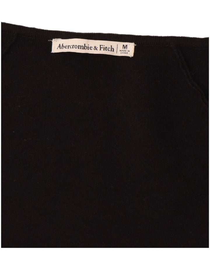 Γυναικείο μακρυμάνικο κορμάκι Abercrombie & Fitch UK 12 Medium Black