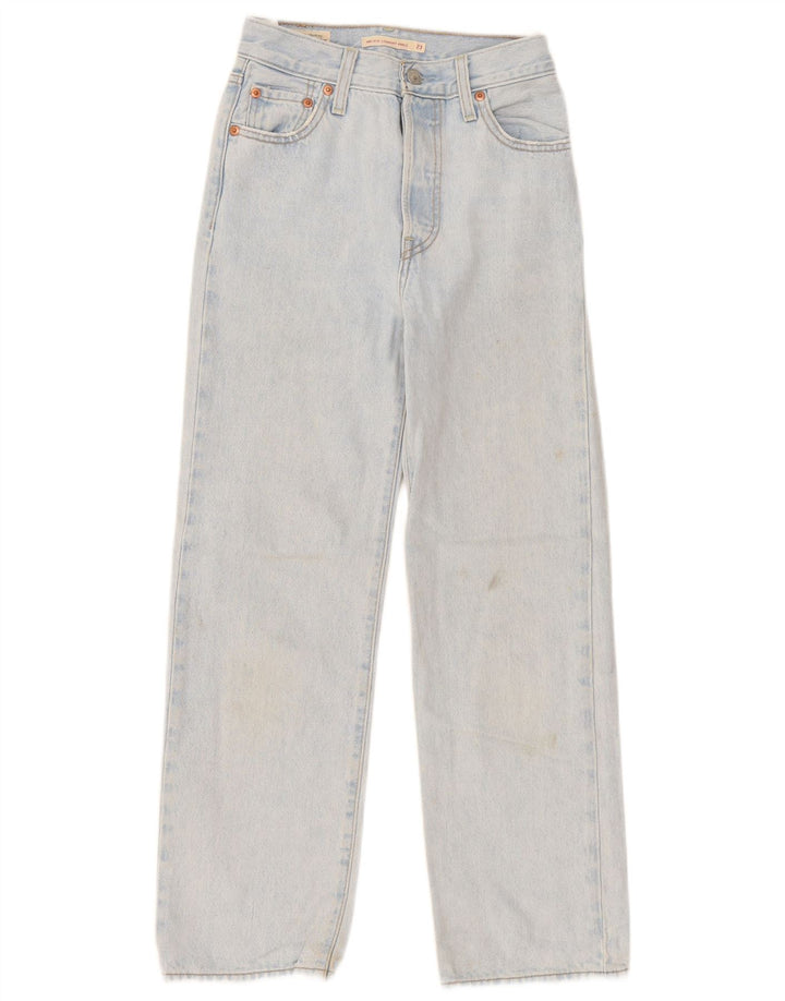 Γυναικείο τζιν Levi's Ribcage Straight W23 L27 Μπλε βαμβακερό