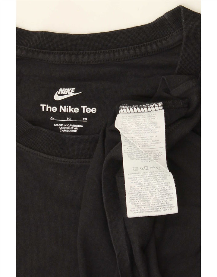 Ανδρικό T-Shirt Nike XL Μαύρο βαμβακερό