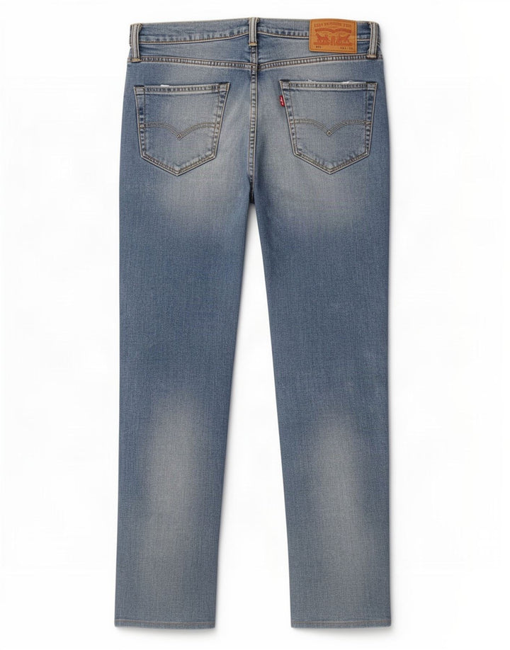 Levi's Mens 511 Slim Jeans W34 L36 Blue Cotton