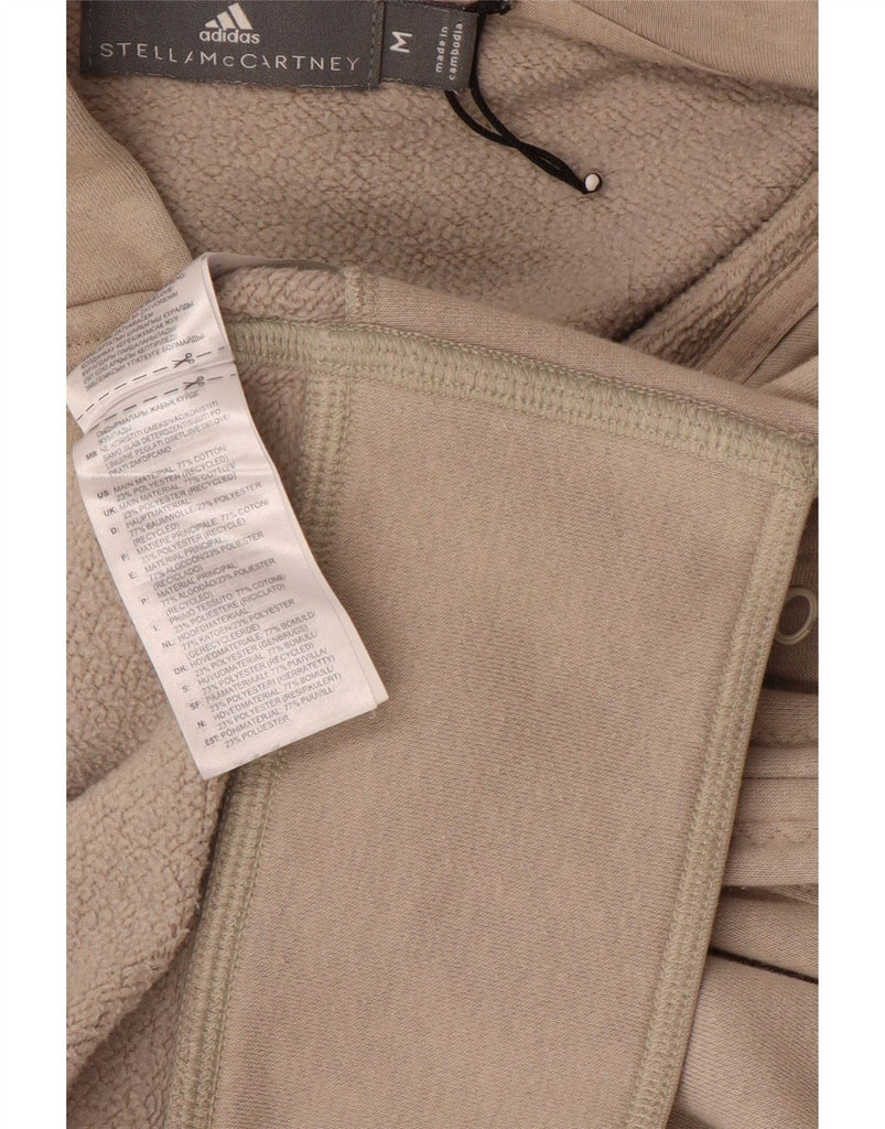 ADIDAS Mens Stella McCartney Sleeveless Zip Hoodie Sweater Medium Beige Vintage Adidas and Second-Hand Adidas from Messina Hembry 