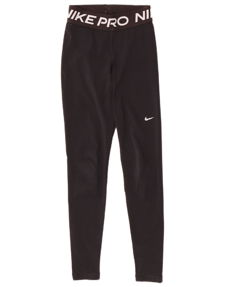 Γυναικεία γραφικά κολάν NIKE Dri Fit UK 6 XS Μαύρο