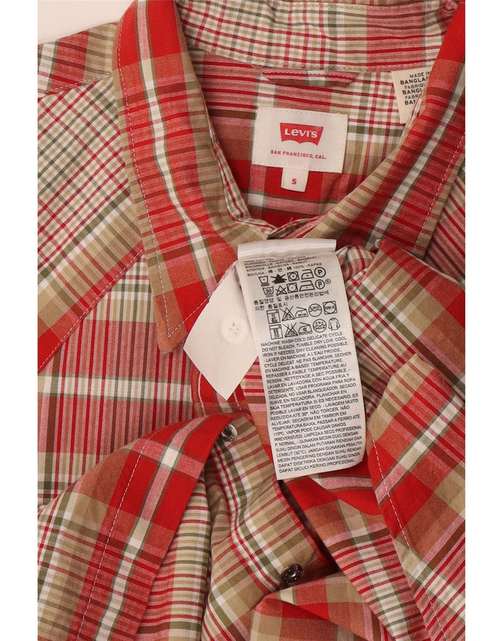 Ανδρικό πουκάμισο Levi's Small Red Check Cotton
