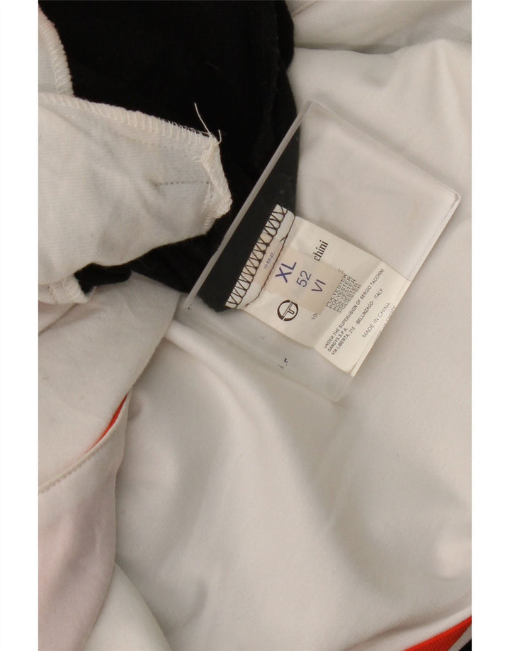 SERGIO TACCHINI Ανδρική αθλητική φόρμα Top Jacket IT 52 Large White Colourblock