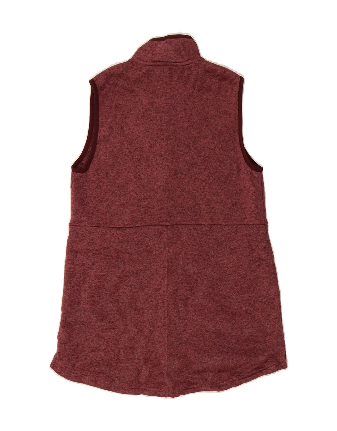 L.L.BEAN Womens Sleeveless Tracksuit Top Jacket UK 6 XS Maroon Polyester Vintage L.L.Bean and Second-Hand L.L.Bean from Messina Hembry 