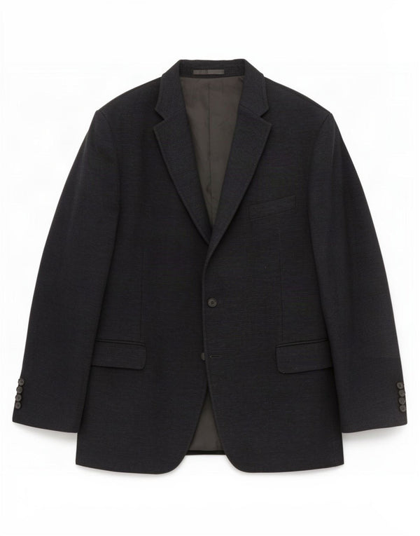 Marks & Spencer Ανδρικό σακάκι Blazer 2 κουμπιών UK 46 XL μαύρο βαμβακερό