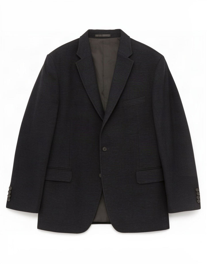 Marks & Spencer Ανδρικό σακάκι Blazer 2 κουμπιών UK 46 XL μαύρο βαμβακερό
