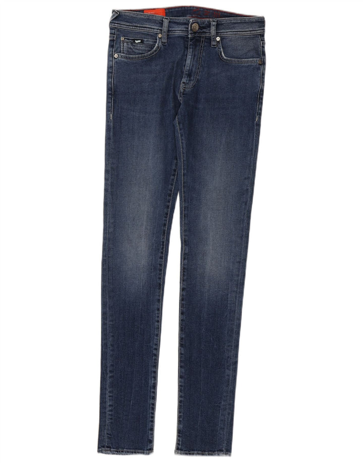 GAS Womens Distressed Skinny Jeans W31 L34 Blue