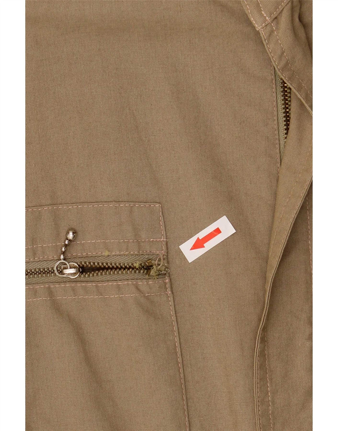 Vintage Ανδρικό Utility Μπουφάν EU 48 Medium Khaki Cotton