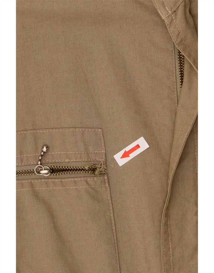 Vintage Ανδρικό Utility Μπουφάν EU 48 Medium Khaki Cotton