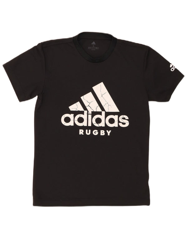 Ανδρικό γραφικό T-Shirt ADIDAS Top Small Black Polyester
