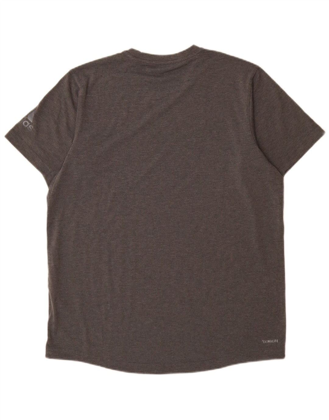 Ανδρικό T-Shirt Climalite Adidas Top Large Grey Flecked Polyester