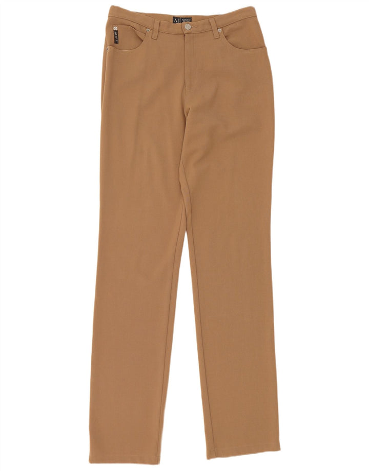 Armani Γυναικείο Slim Casual Παντελόνι W30 L34 Καφέ Πολυεστέρας