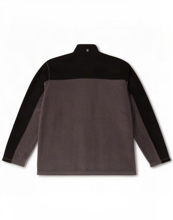 Mountain Warehouse Ανδρικό φερμουάρ Fleece Jumper 3XL Grey Colourblock
