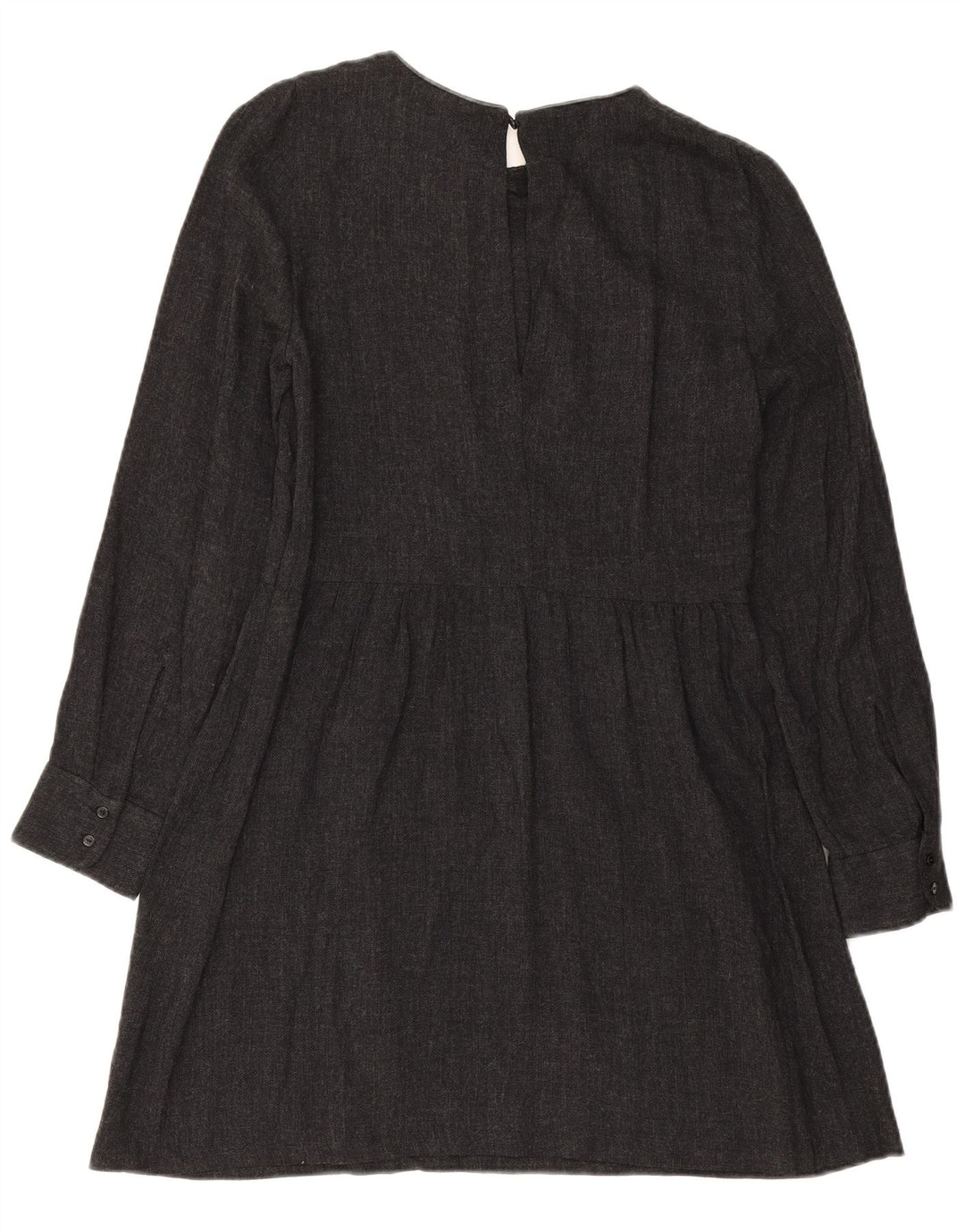 Zara Γυναικείο μακρυμάνικο φόρεμα A-Line UK 10 Small Grey