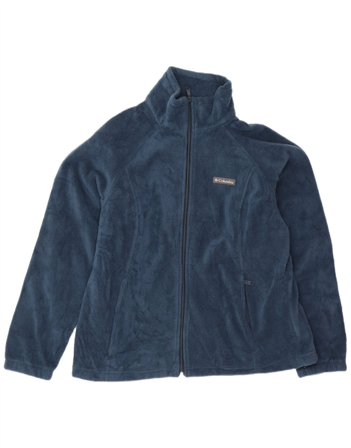 Columbia Ανδρικό Fleece Jacket UK 42 XL Navy Blue Polyester