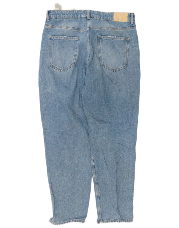 Zara γυναικείο τζιν ψηλόμεσο EU 44 XL W34 L27 Μπλε βαμβακερό