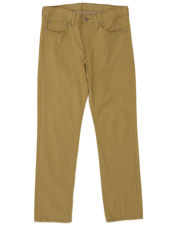 Levi's Mens 511 Slim Jeans W34 L32 Χακί Βαμβακερό