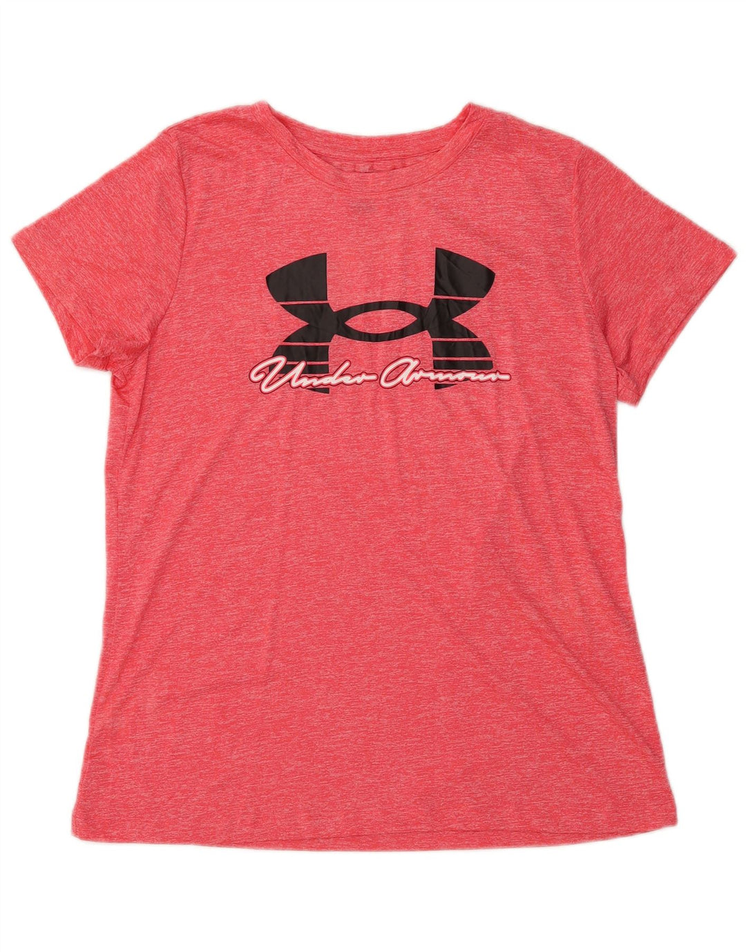 Γυναικείο γραφικό μπλουζάκι UNDER Armour Top UK 14 Large Red Flecked