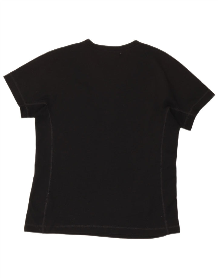 Γυναικείο T-Shirt Fjall Raven Top UK 12 Medium Black Polyester