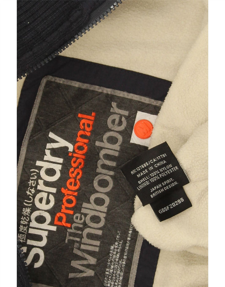 Superdry Γυναικείο Μπουφάν Windbreaker UK 14 Medium Navy Blue