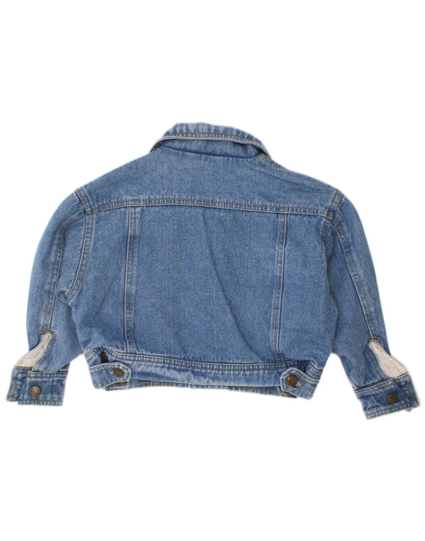 London Fog Girls Denim Jacket 2-3 Years Small Blue Cotton