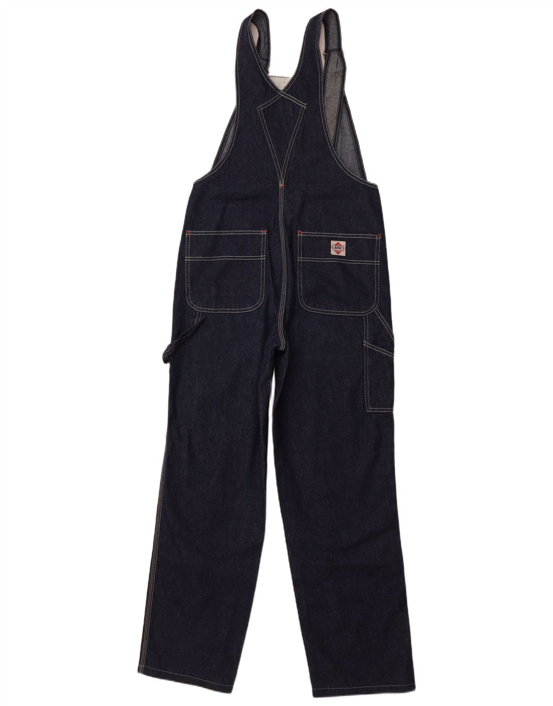 RIFLE Γυναικεία Dungarees Cargo Jeans W29 L30 Navy Blue Cotton