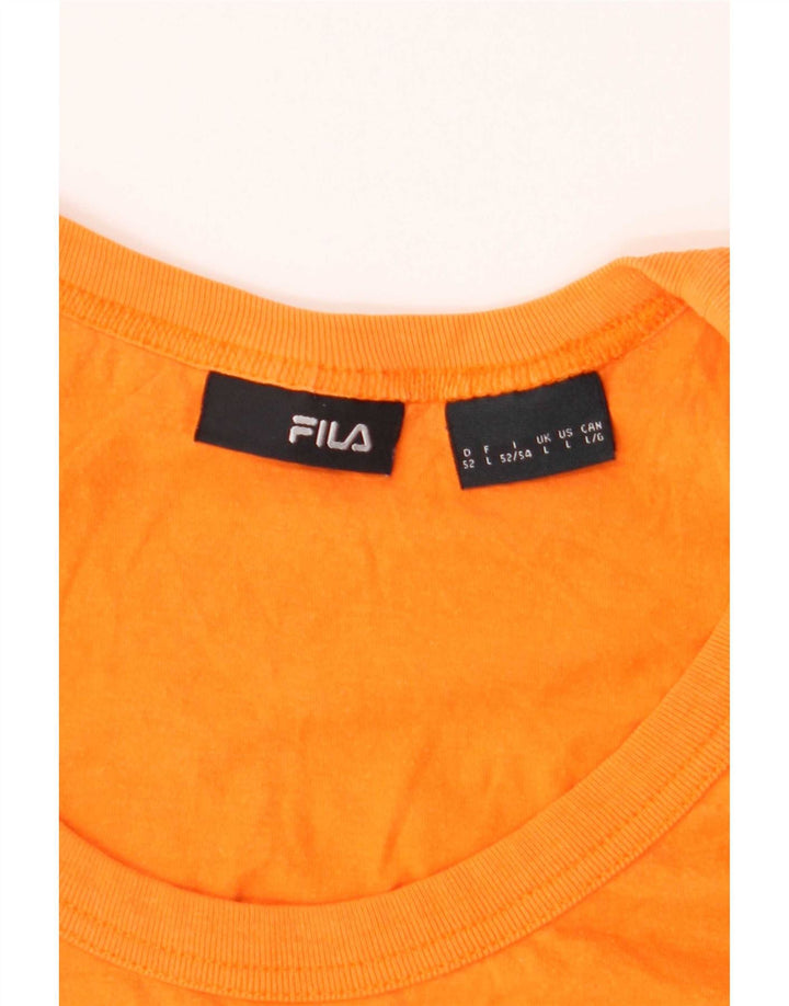 Fila Ανδρικό Γιλέκο Top Large Πορτοκαλί