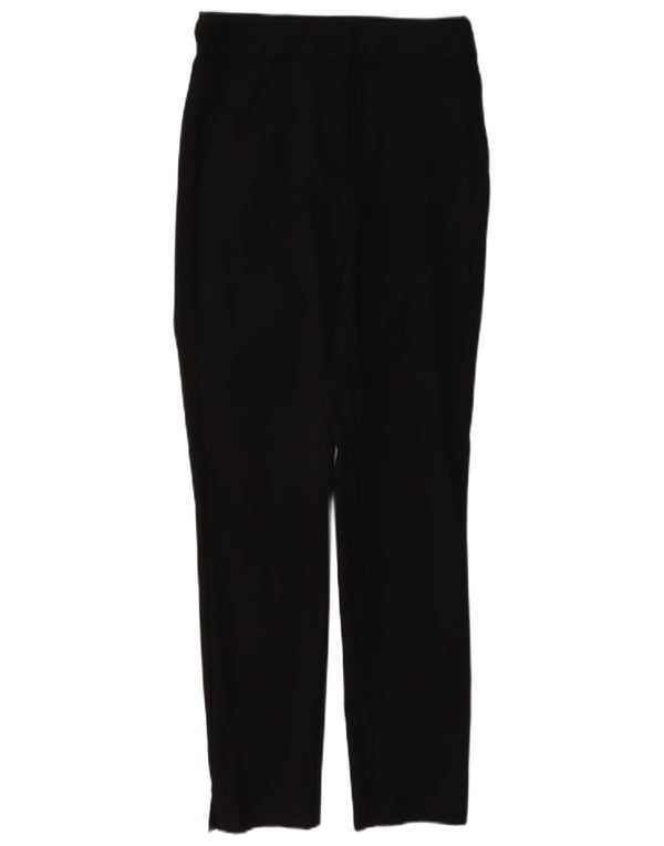 Zara Γυναικείο Slim Chino Παντελόνι XS W24 L27 Μαύρο βαμβακερό