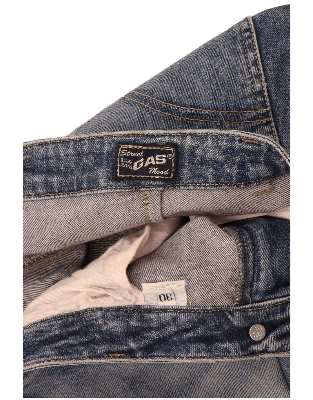 Gas Γυναικείο Slim Jeans W30 L30 Blue Cotton