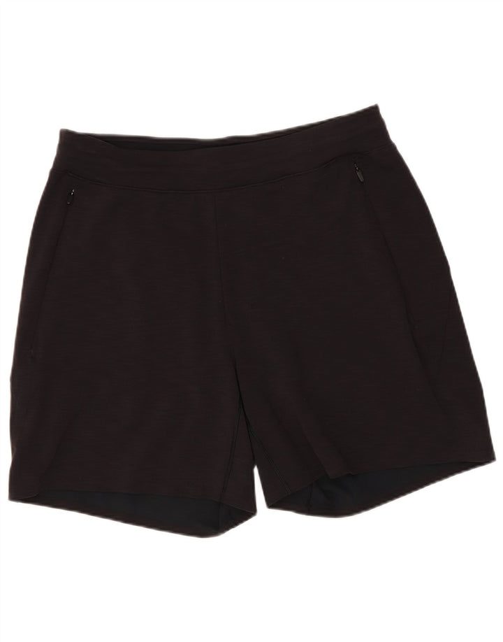 Γυναικείο αθλητικό σορτς Lululemon UK 12 Medium Black Flecked