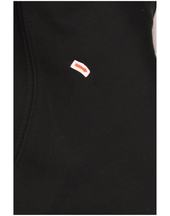 VINTAGE Γυναικείο Πανωφόρι UK 14 Medium Μαύρο