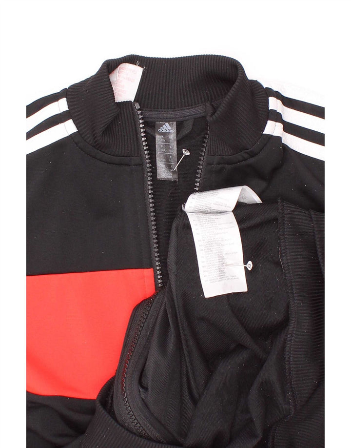Adidas Boys αθλητική φόρμα Adidas Top Jacket 9-10 Years Black Colourblock Polyester