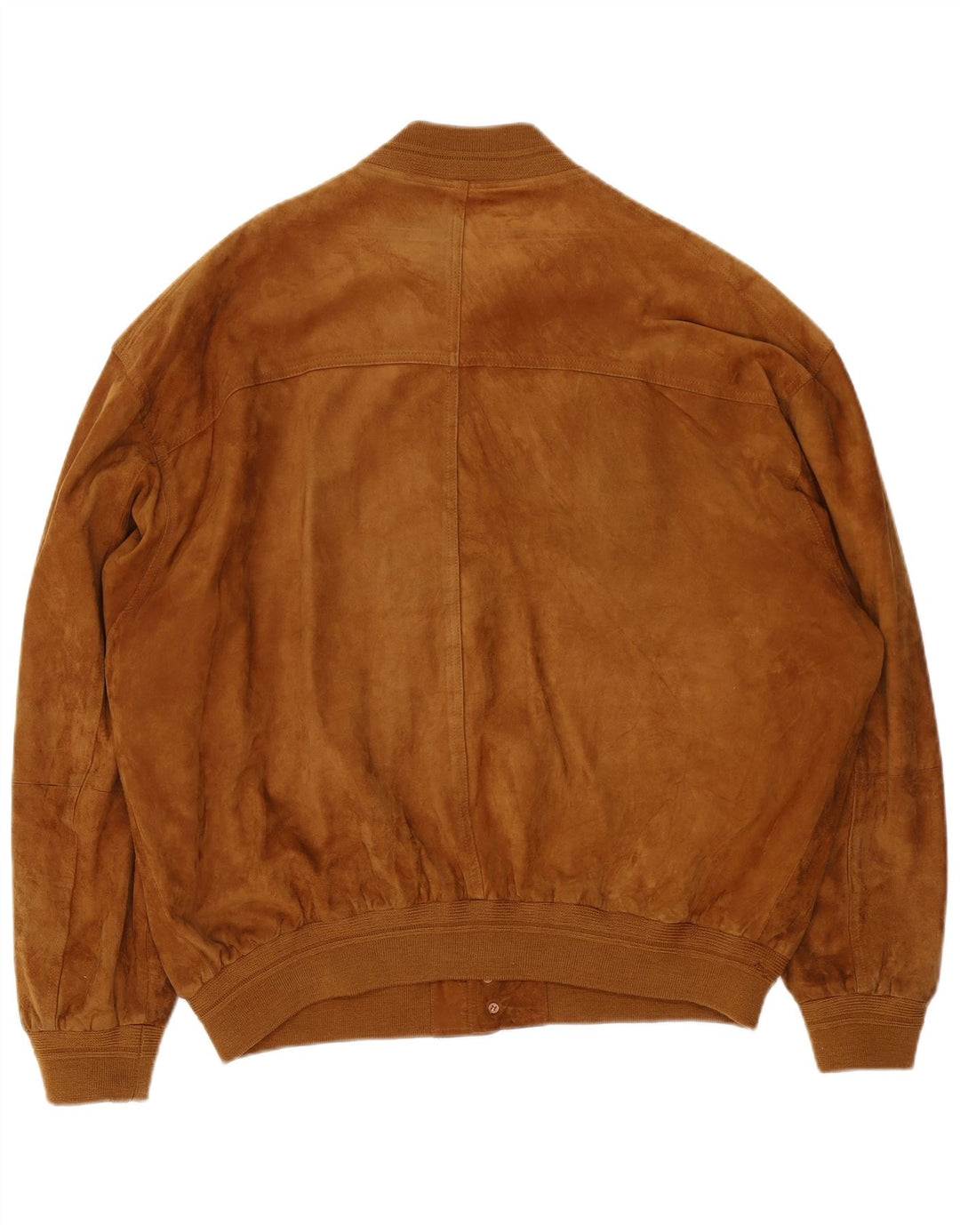 James Dillon Ανδρικό Suede Bomber Jacket UK 44 2XL Καφέ Δερμάτινο