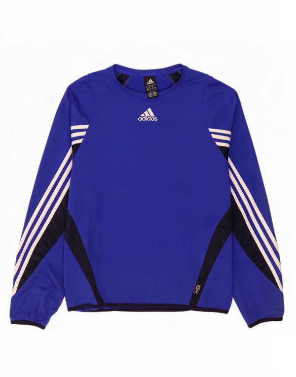 Adidas Ανδρικό Climawarm Top Long Sleeve UK 40/42 Medium Navy Blue Colourblock