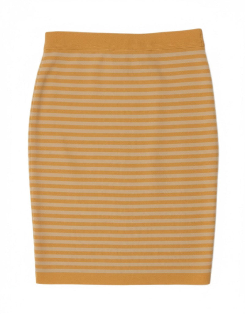 ESCADA Womens by Margaretha Ley Pencil Skirt EU 42 Large W32  Yellow Vintage Escada and Second-Hand Escada from Messina Hembry 