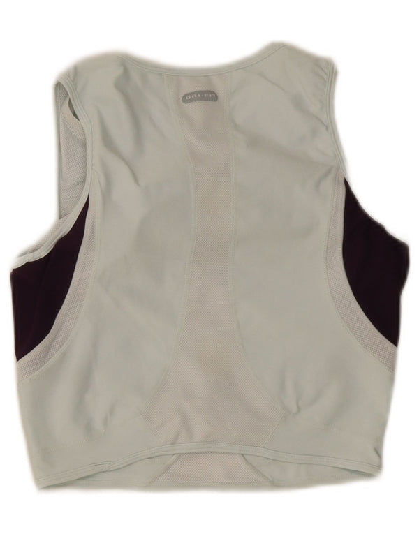 Γυναικείο γιλέκο Nike Crop τοπ UK 14/16 Μεγάλο μπλε πολυεστέρας